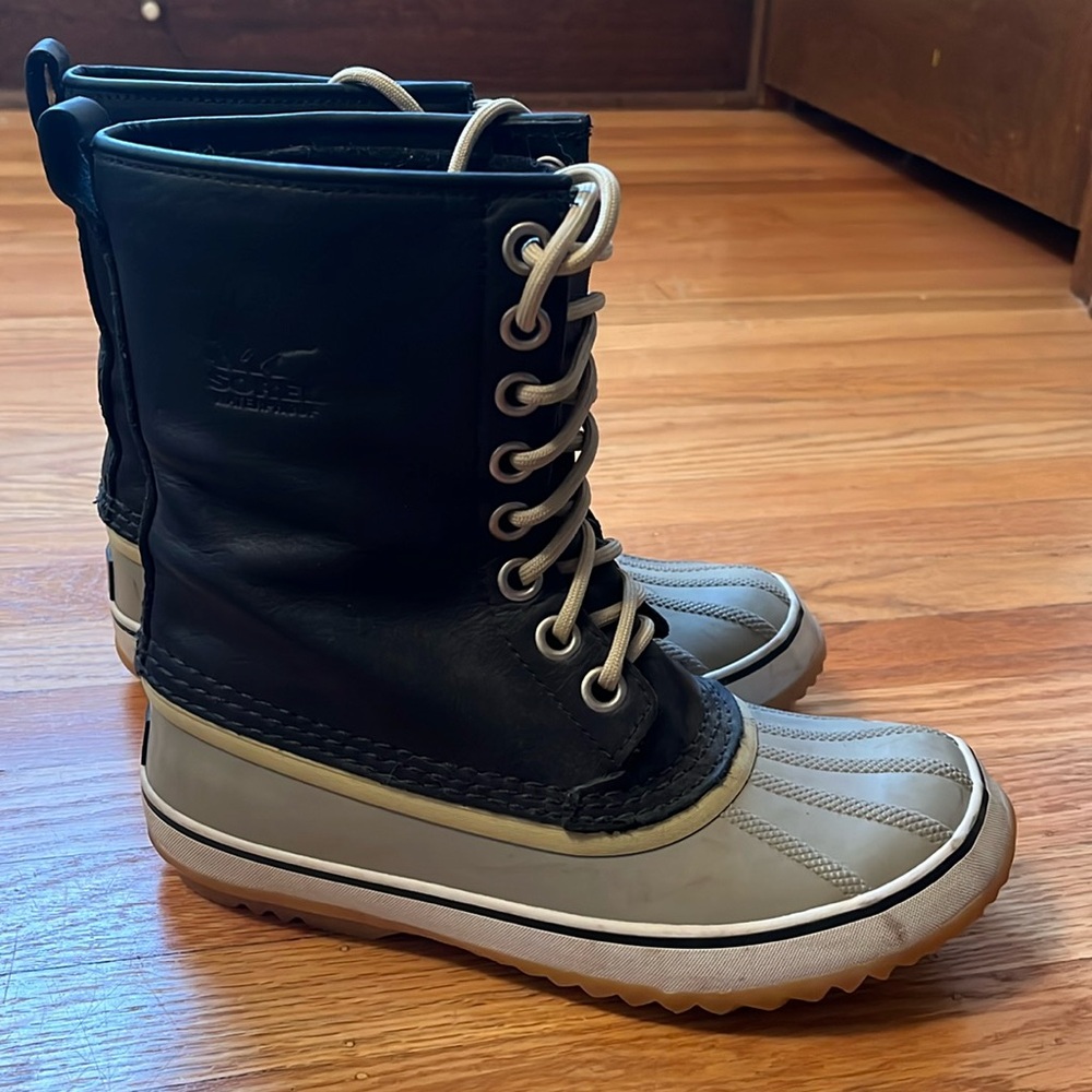 Sorel Premium 1964 LTR Duck Boots Waterproof Lace Up Size 7